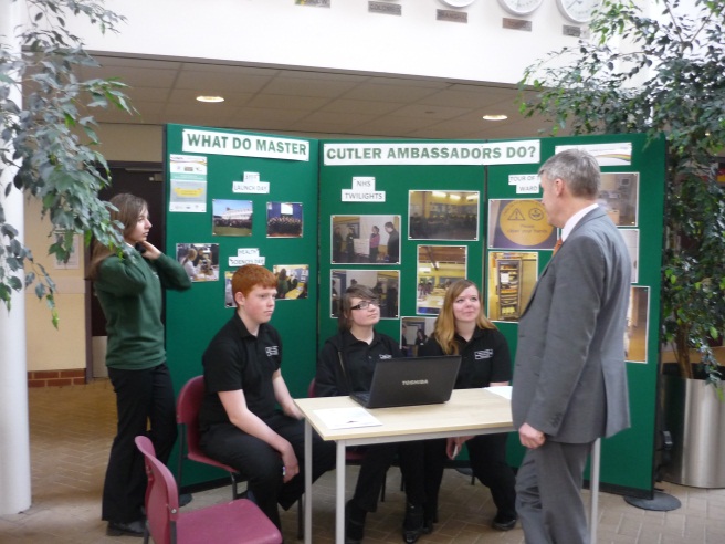  master cutler display in rosling for parents' evening