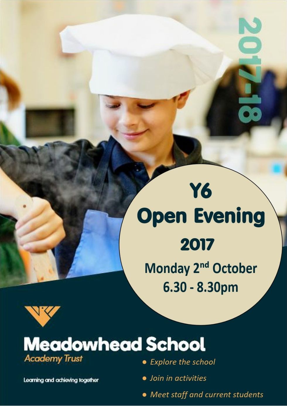  Open evening poster