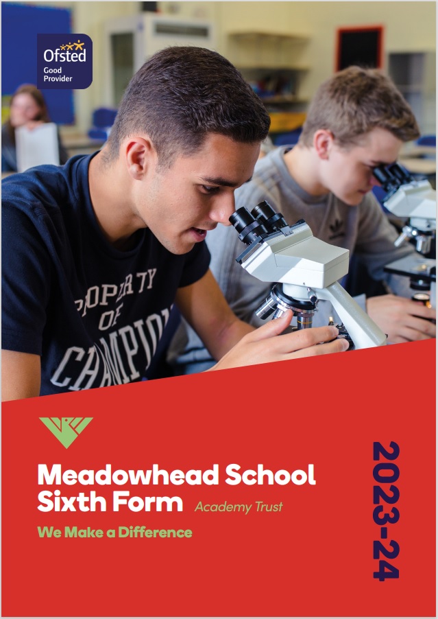 sixth form prospectus front cover