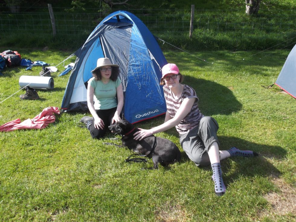   Duke of Edinburgh practice weekend with tents