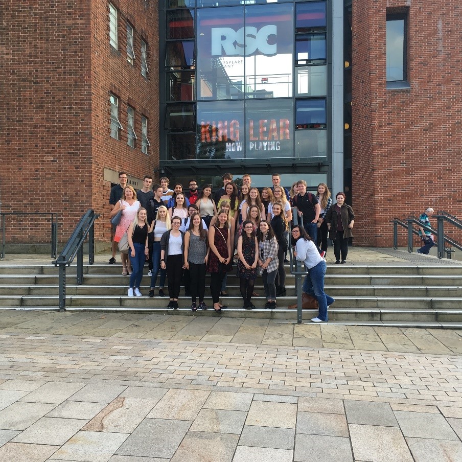  A level English trip to King Lear RSC