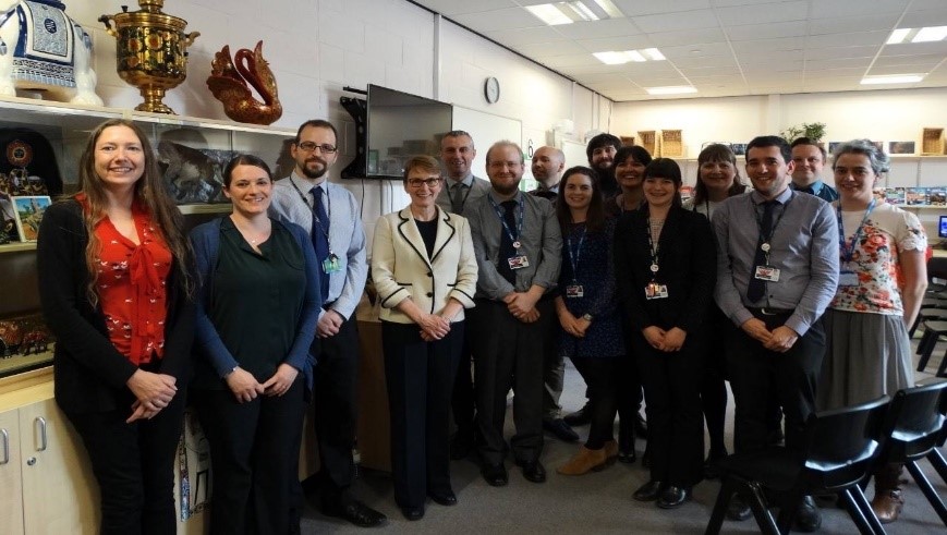  Dame Helen Sharman visits Meadowhead