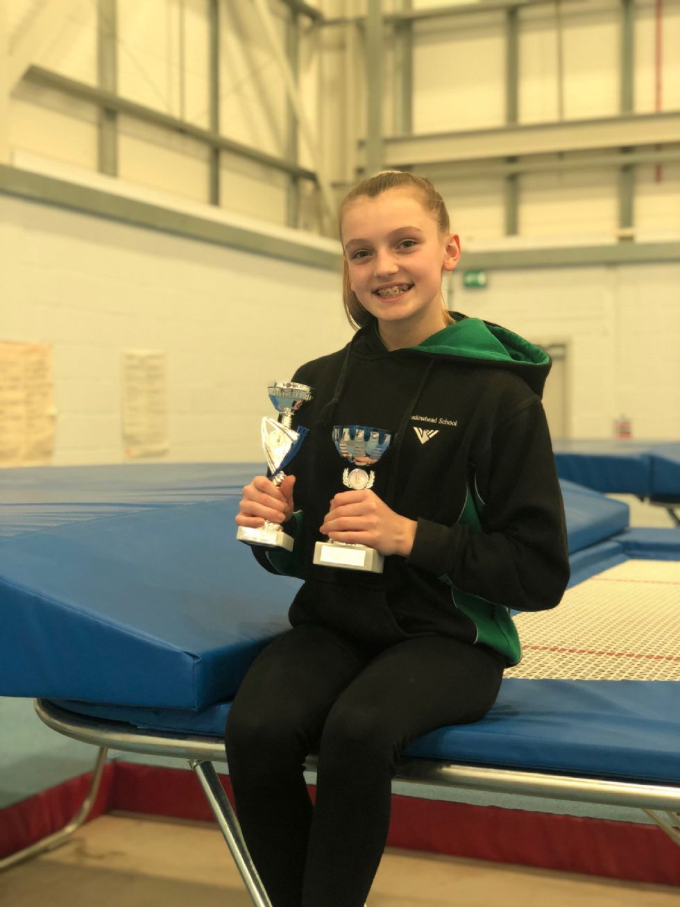  trampolinist trophies