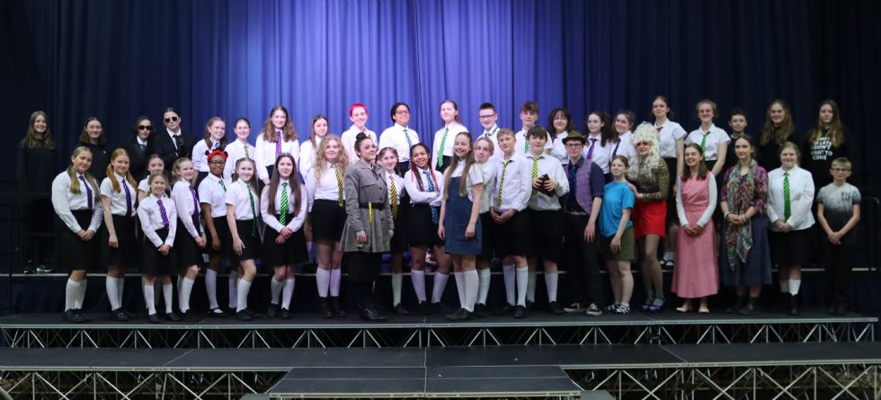 Matilda the Musical Junior cast and crew