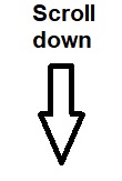 scroll down icon