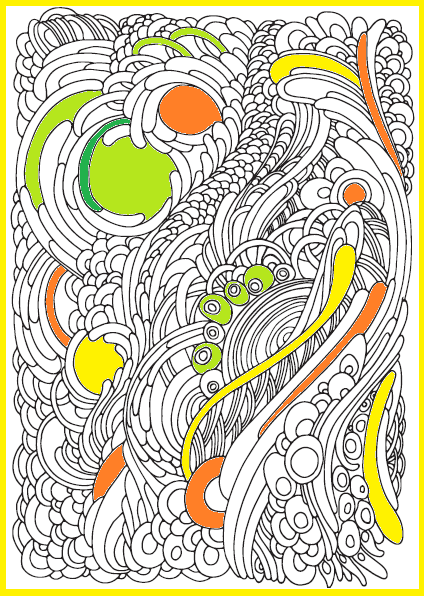 mindful colouring