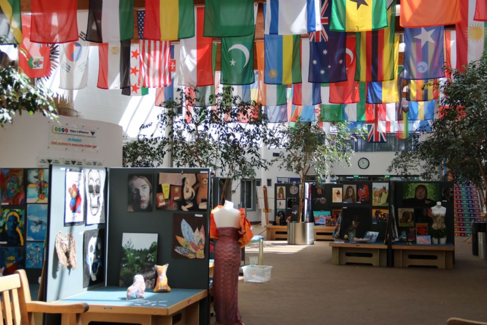 ADT exhibition in the school Rosling 