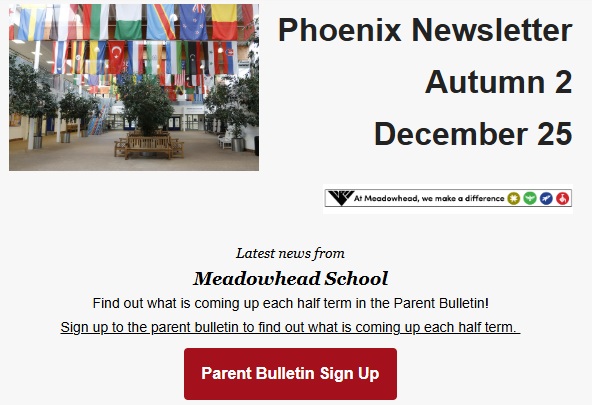 image of the front cover of the phoenix newsletter