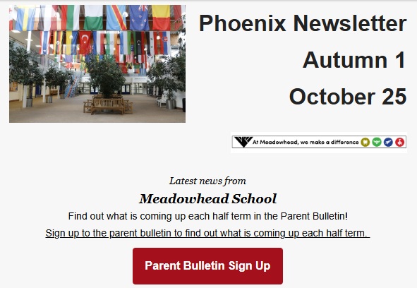 front page of phoenix newsletter