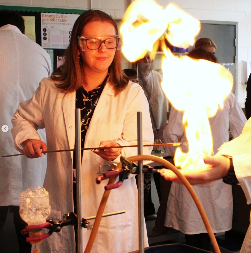 image of fire experiment