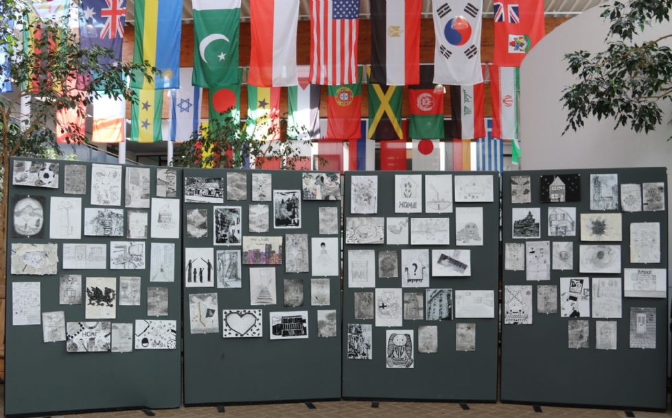 display of artwork for everyone a writer