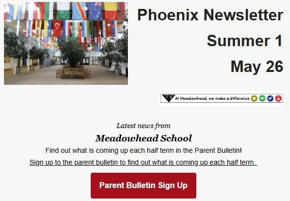 image of front cover of our newsletter