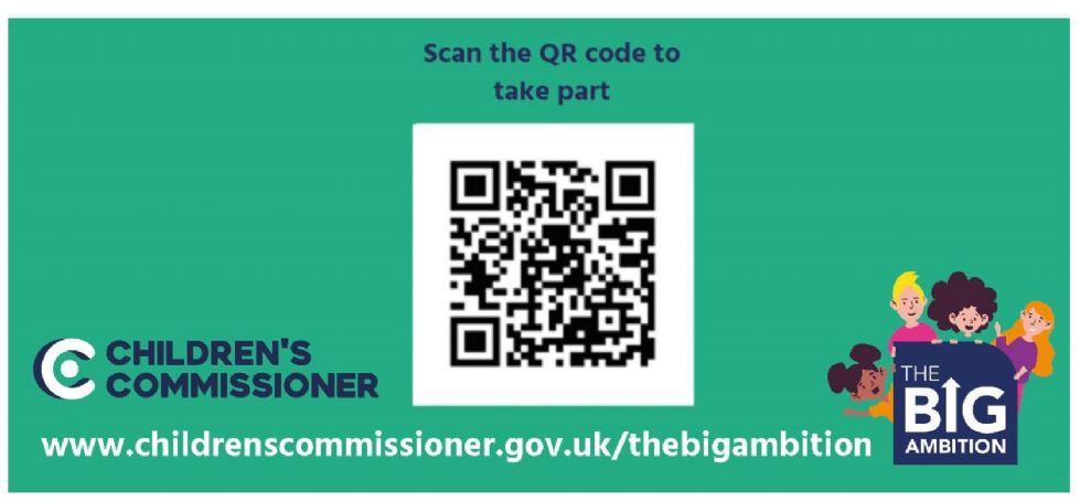 QR code for Big Ambition survey