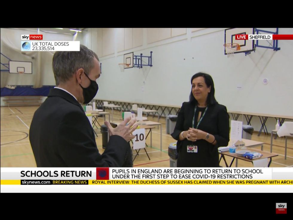 skynews in school