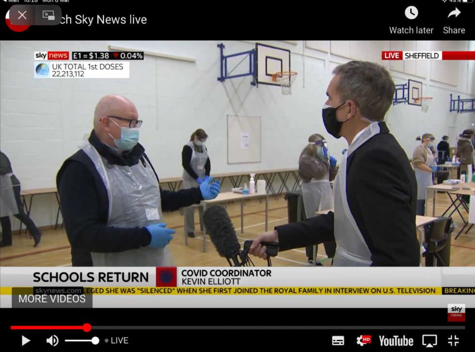 sky news in school