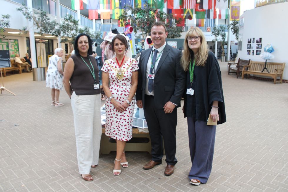 Lord Mayor at our summer art exhibition