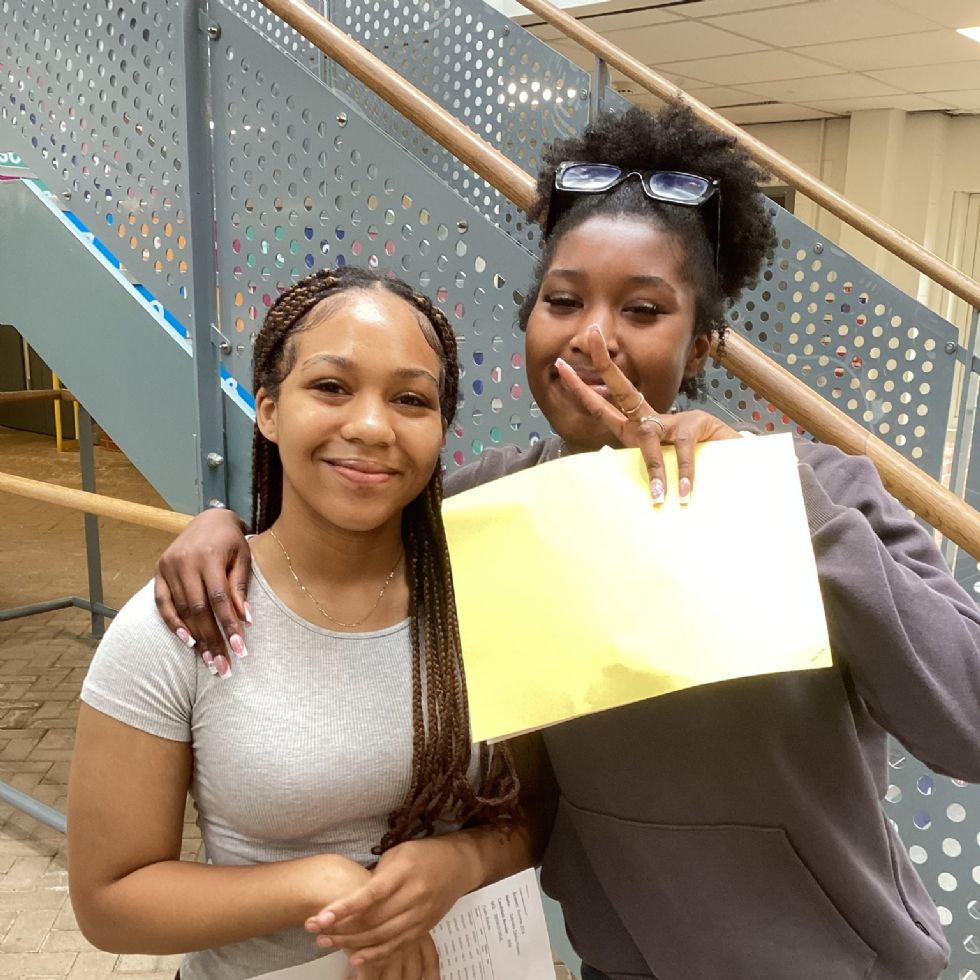 GCSE results day photo