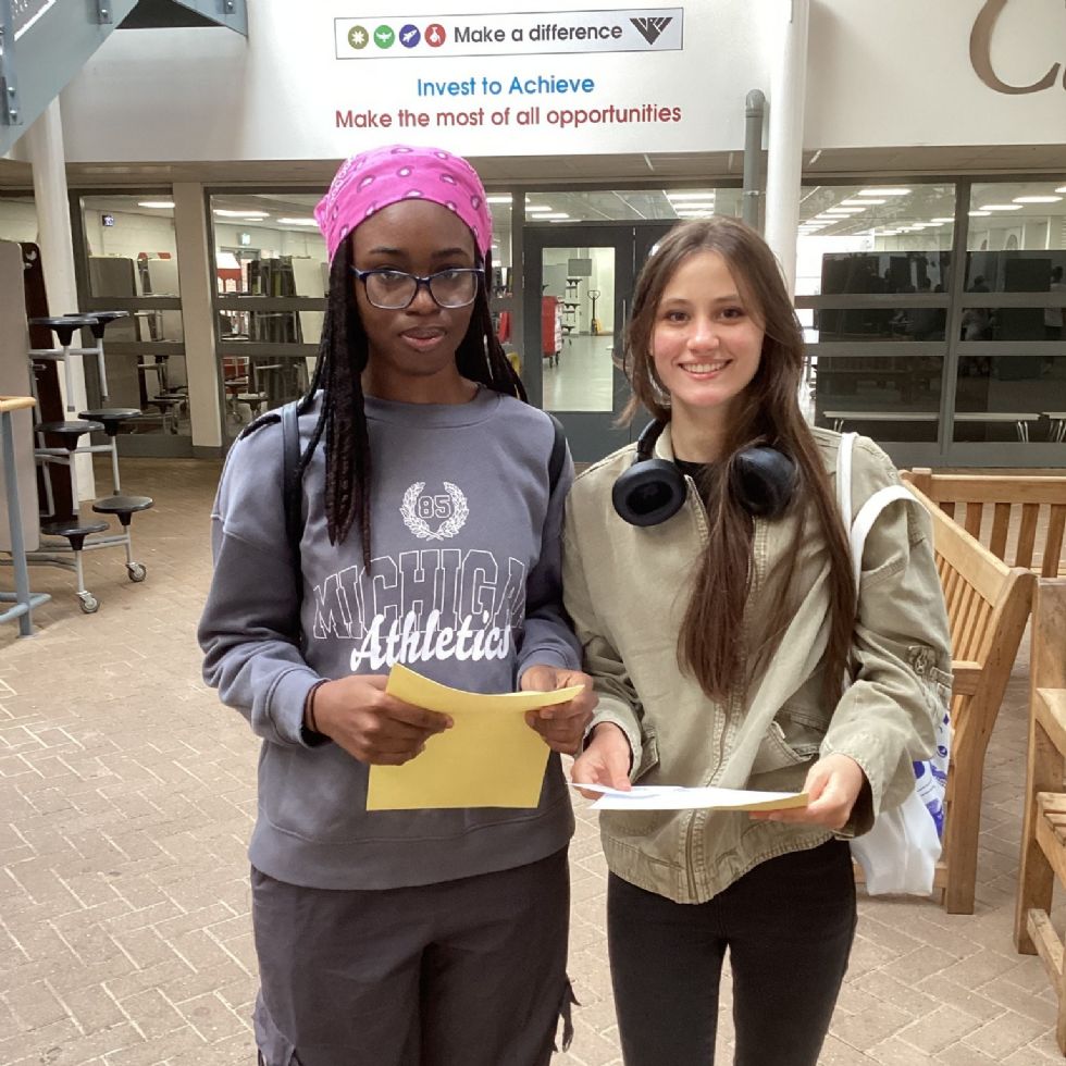 GCSE results day photo
