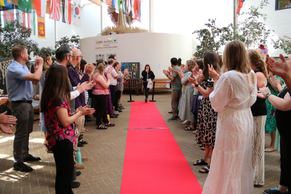 y11 students receive round of applause