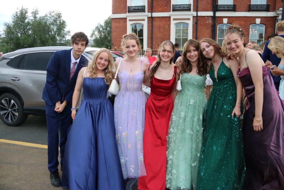 students at their prom