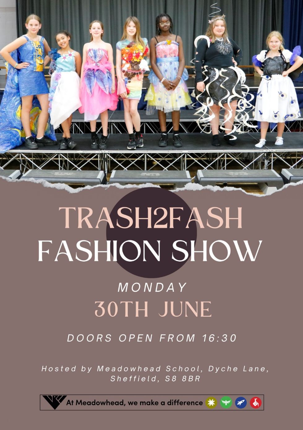 Trash2Fash advertising poster
