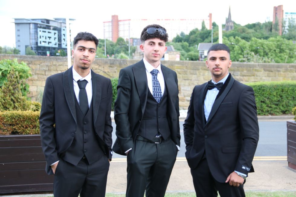 students at their prom