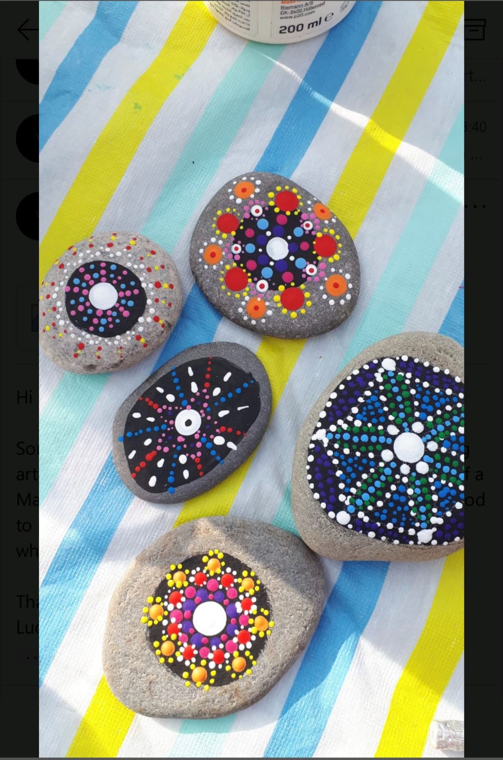 mandala stones