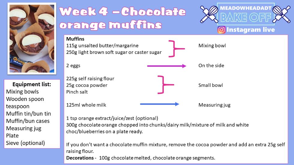 recipe for chocolate orange muffins