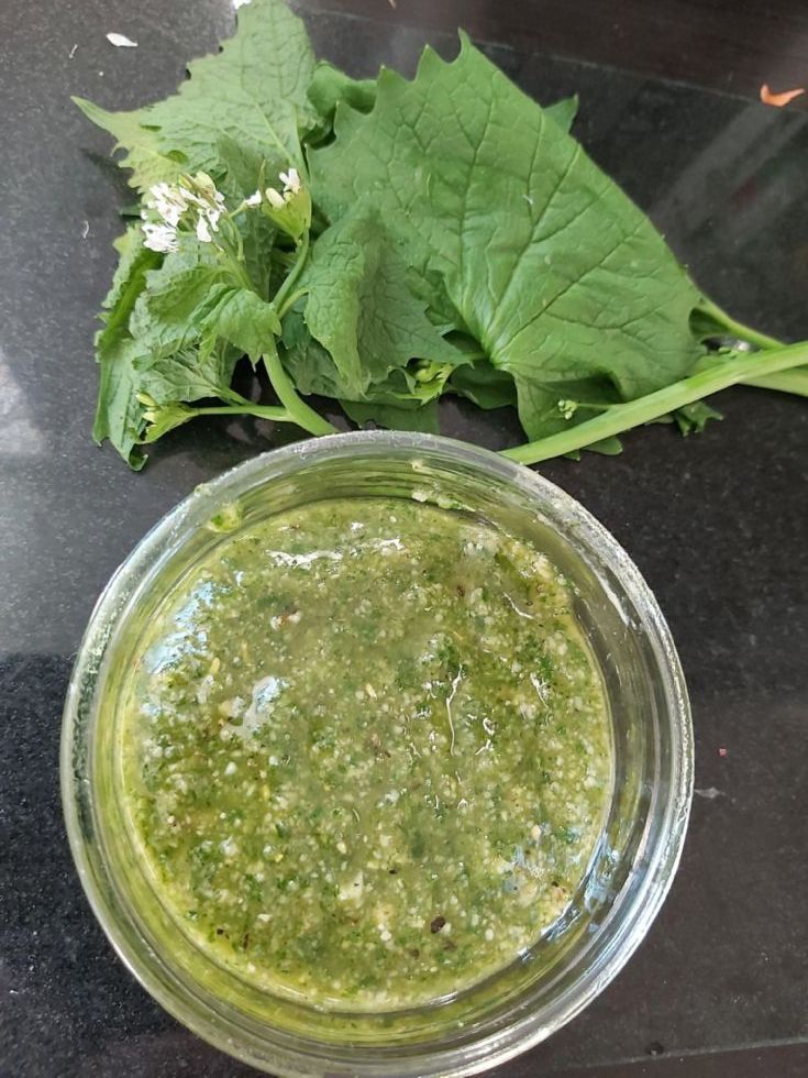 homemade pesto