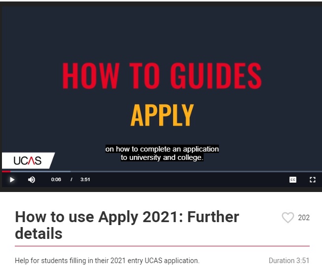 how to apply - UCAS guide