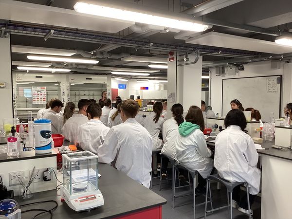 Y13s  do a lab based molecular biology masterclass at Sheffield Hallam University 2023