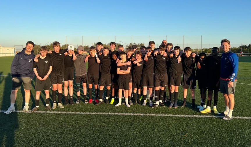 Meadowhead school football players in Spain