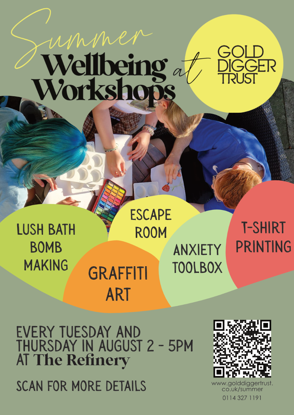 wellbeing summer activity poster