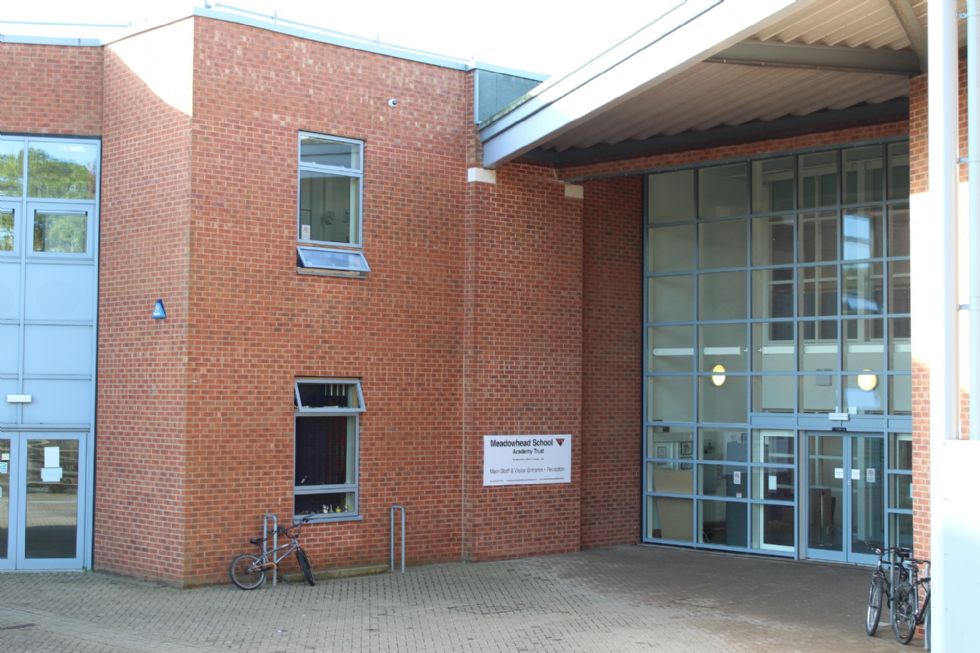 school entrance