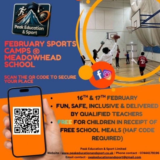 poster advertising half term activities