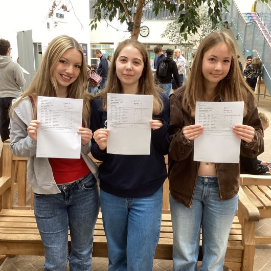 Y11 students receive their GCSE results in the school Rosling